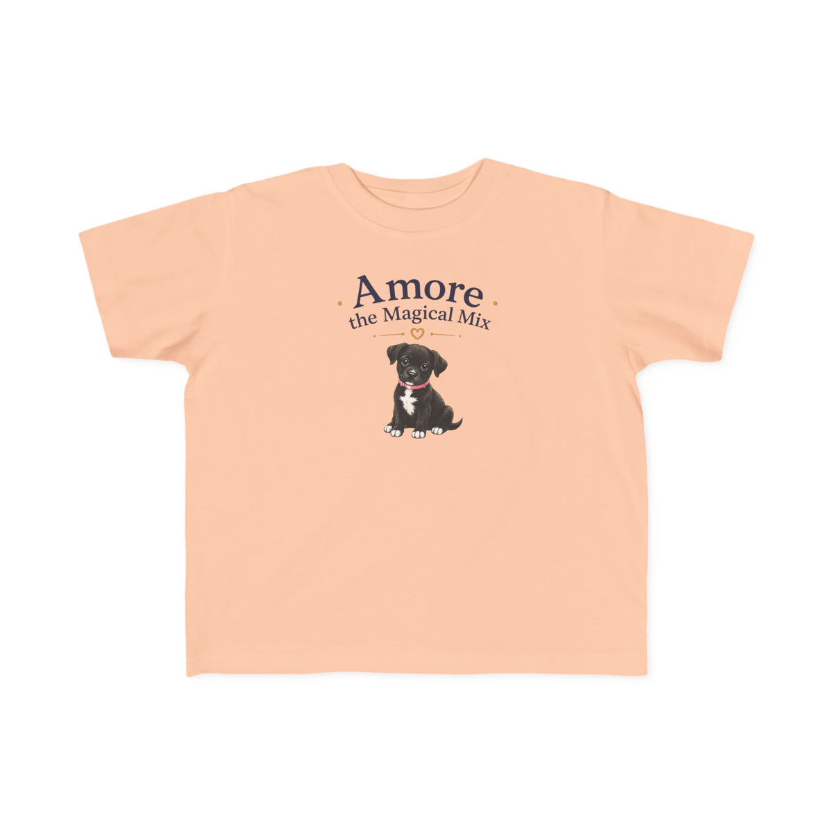 Toddler Amore the Magical Mix T-Shirt Puppy Heart Design