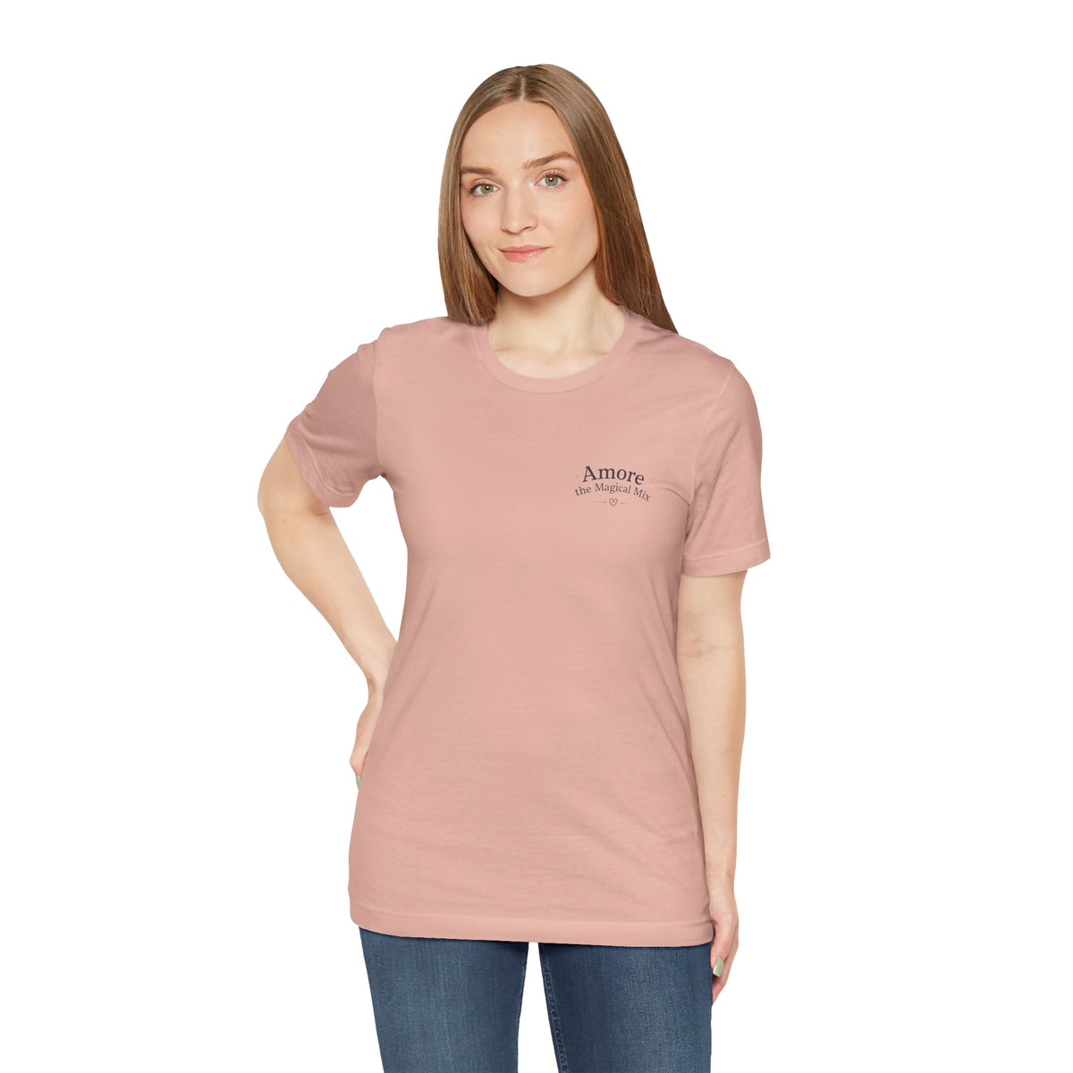 Adult T-Shirt Amore the Magical Mix Signature & Character Logos