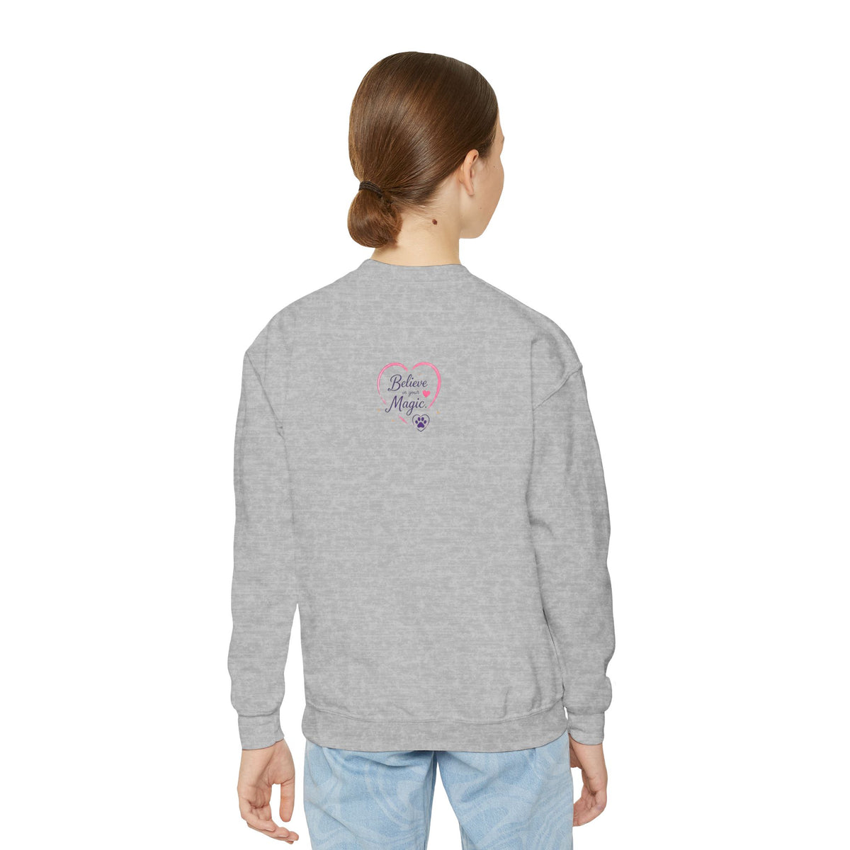 Youth Amore the Magical Mix Crewneck Sweatshirt | Character Logo