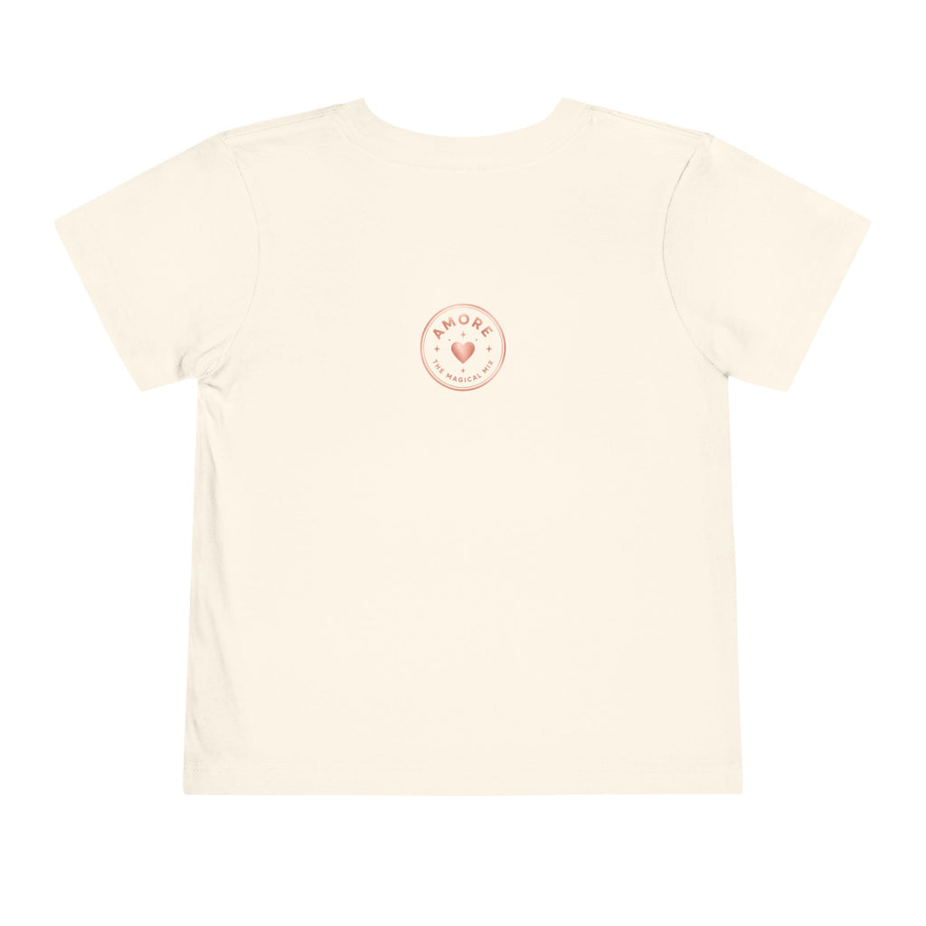 Toddler Rainbow with Heart Clouds T-Shirt