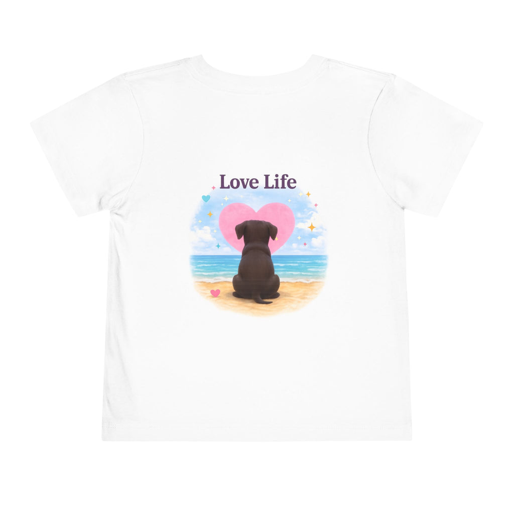 Toddler Tee "Amore the Magical Mix" Puppy Love Beach Shirt