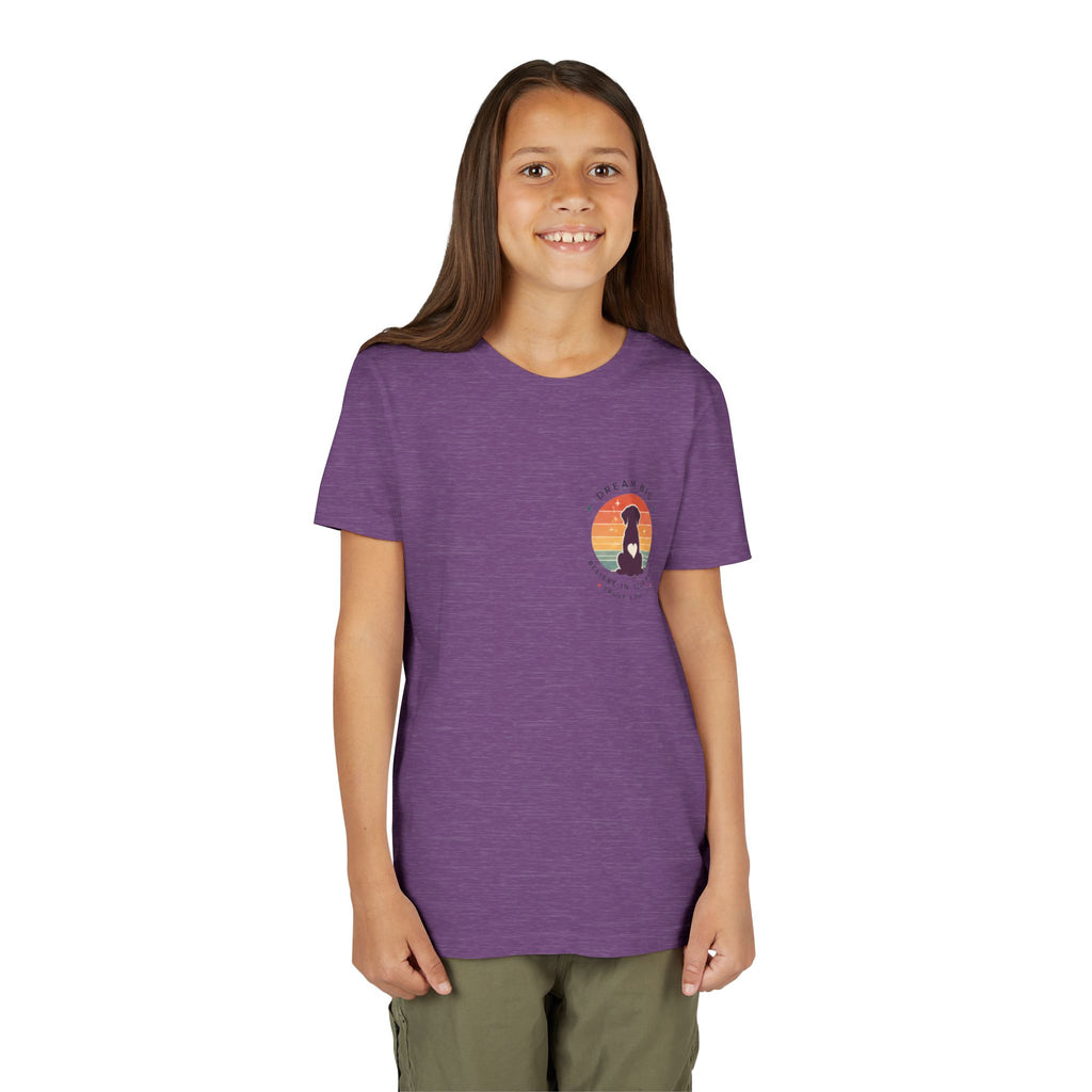 Unisex Youth Tee "Dream Big, Believe in Your Magic, Love Life" Retro Graphic