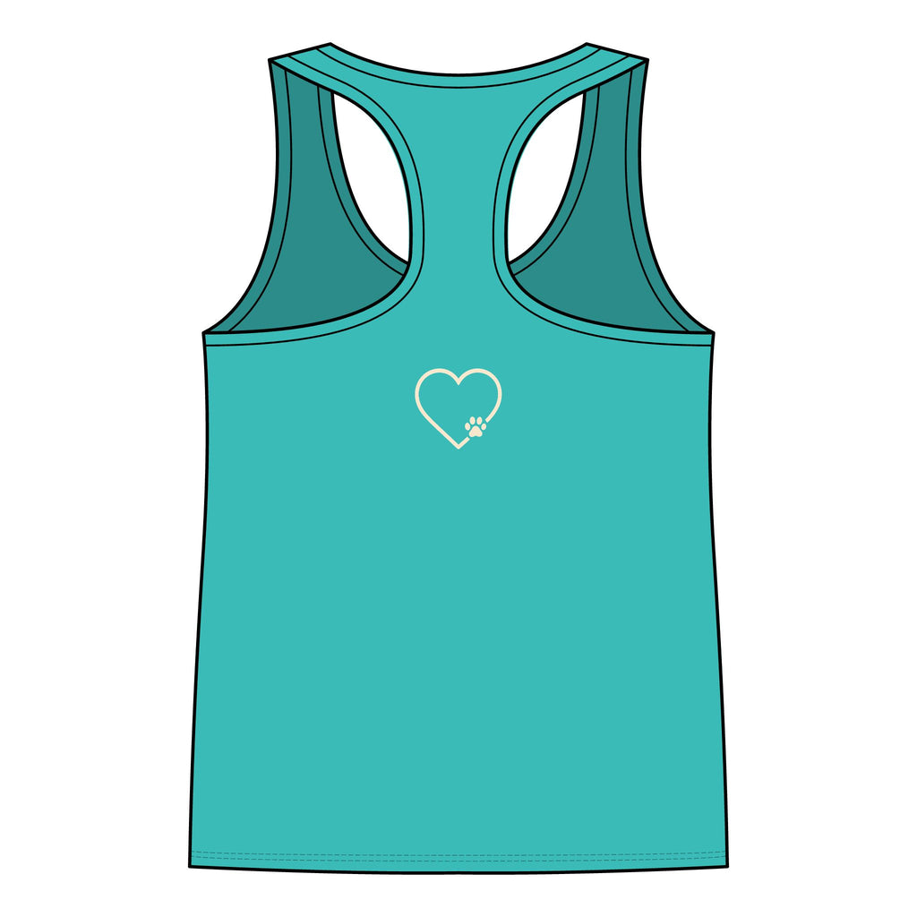 Women's 'Amore' Heart Graphic Racerback Tank Top