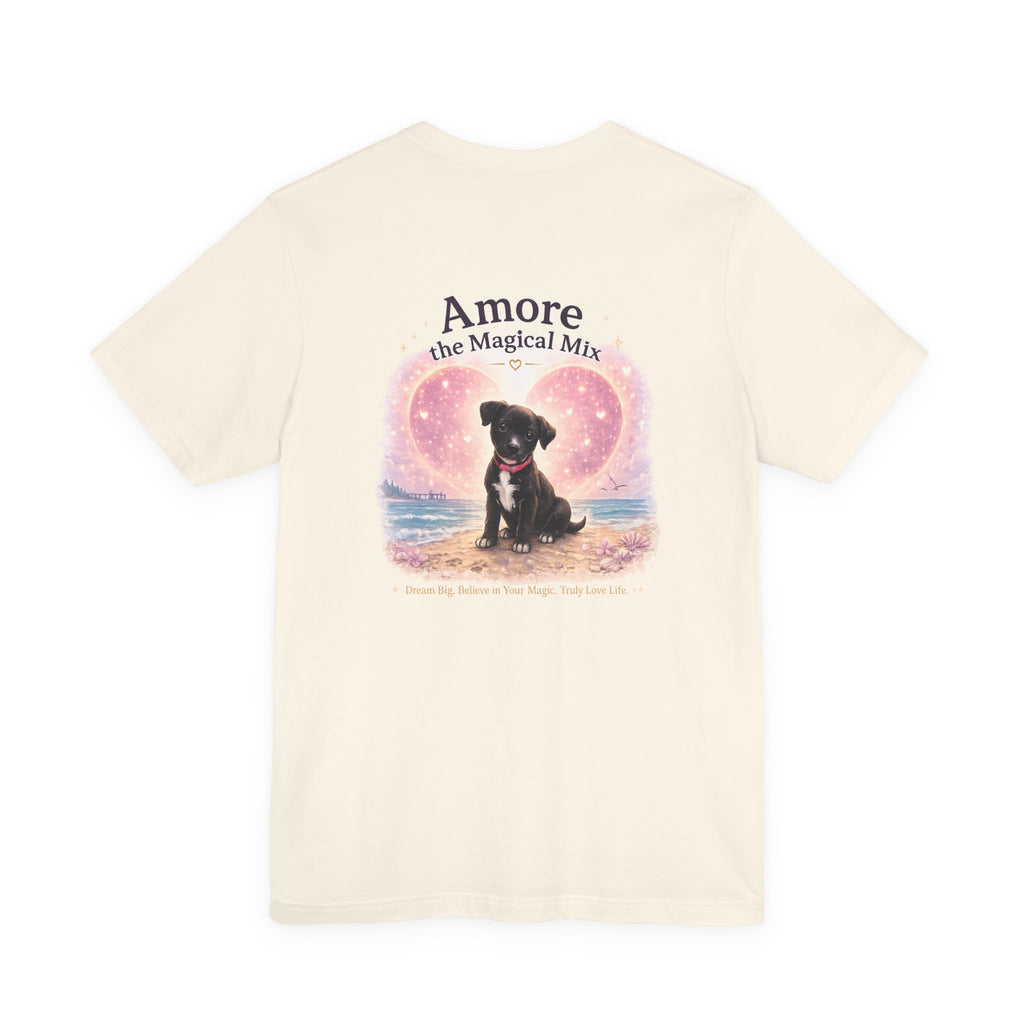 Adult T-Shirt Amore the Magical Mix Signature & Character Logos