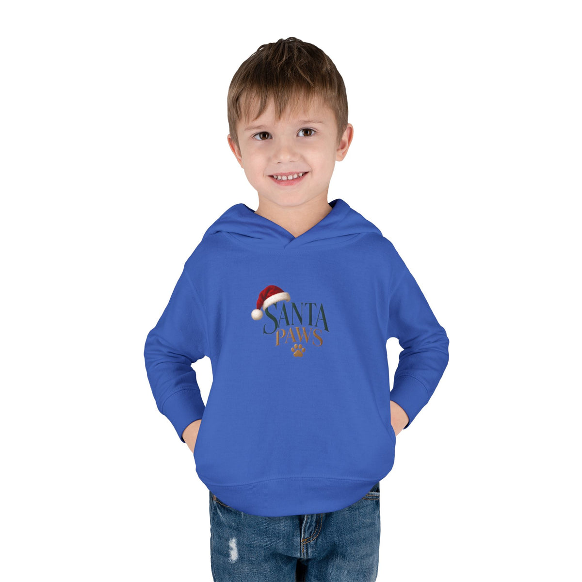 Santa Paws Toddler Christmas Hoodie