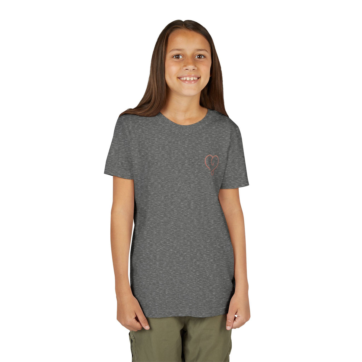 Amore Heart Graphic Youth T-Shirt