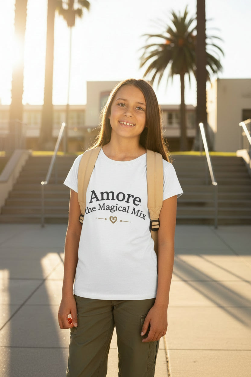 Youth T-Shirt Amore the Magical Mix Signature Logos