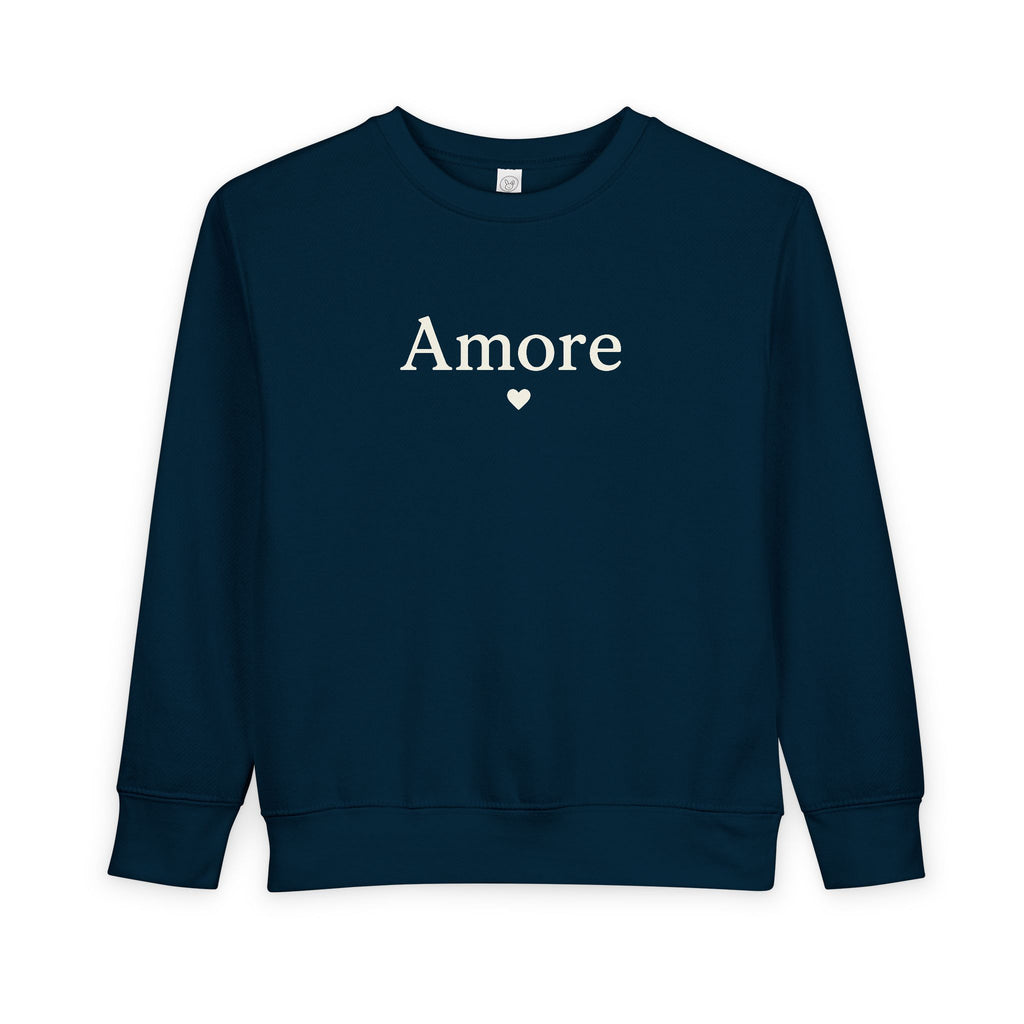 Toddler Amore Sweatshirt Heart Paw Graphic