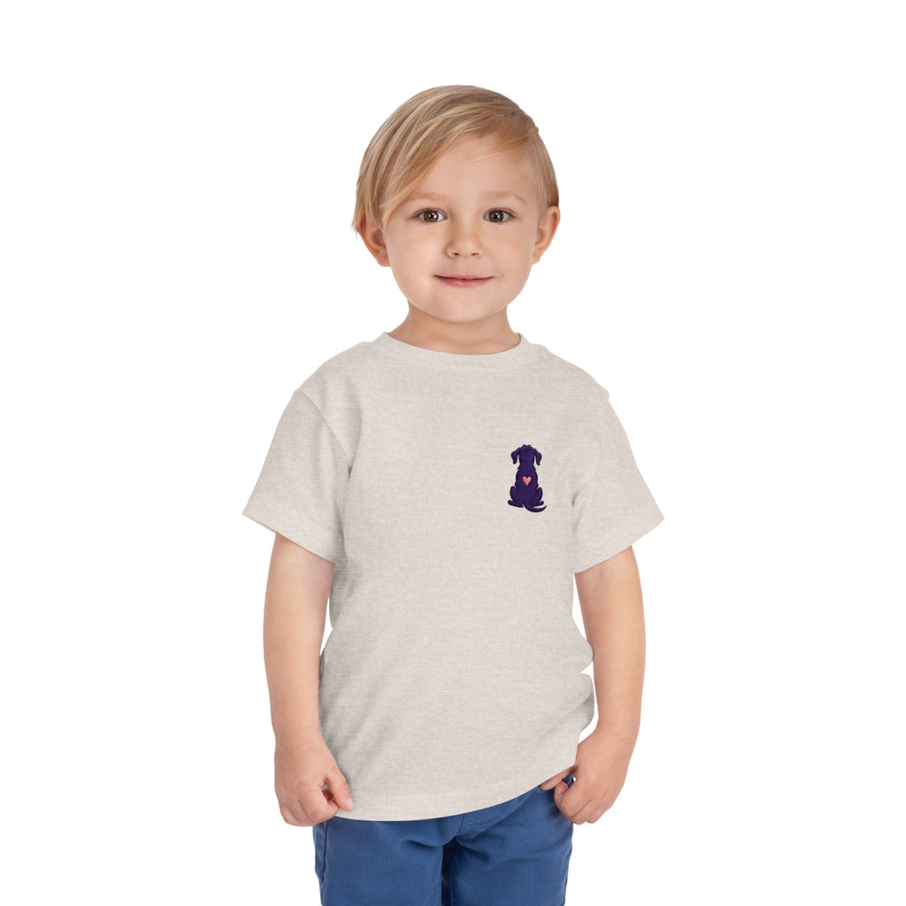 Toddler Amore the Magical Mix Silhouette Pup Tee