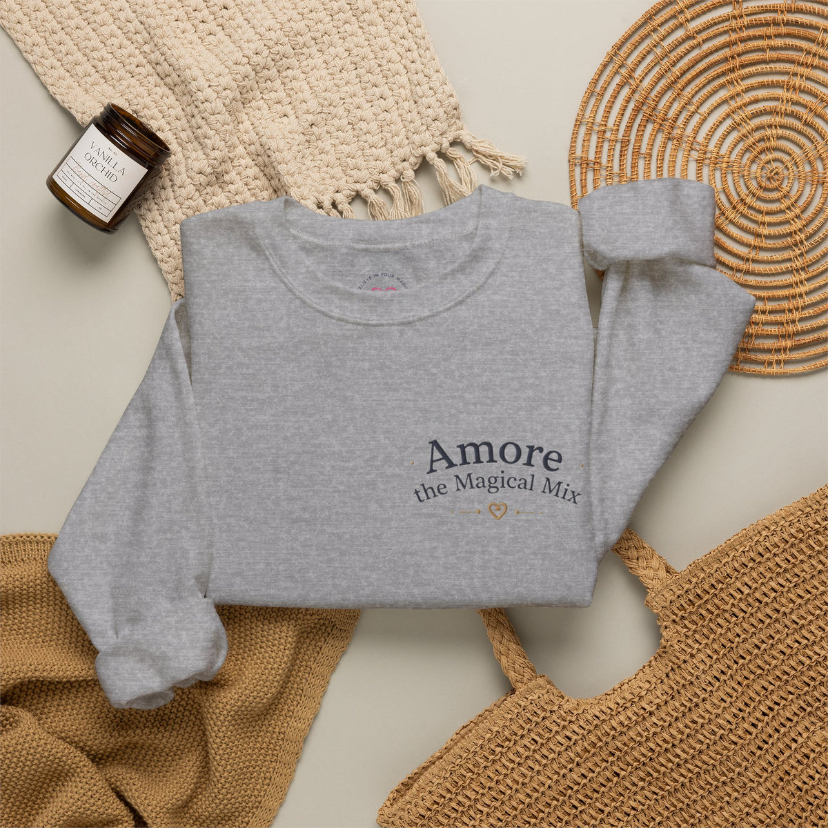 Women's Amore Magical Mix Crewneck Sweatshirt Heart Dreamer Design