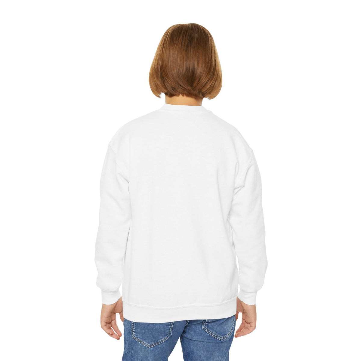 Youth Santa Paws Crewneck Sweatshirt - Dog Lover Design