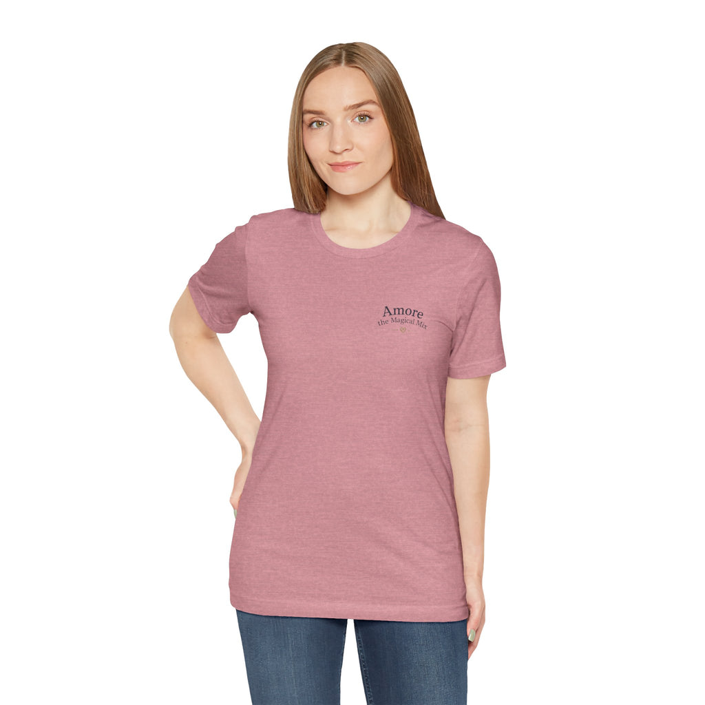 Adult T-Shirt Amore the Magical Mix Signature & Character Logos
