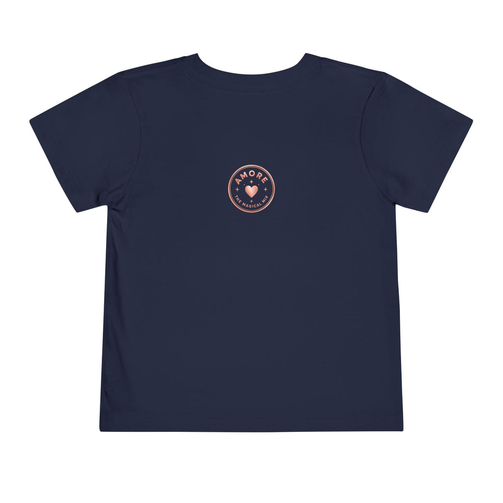 Toddler Rainbow with Heart Clouds T-Shirt