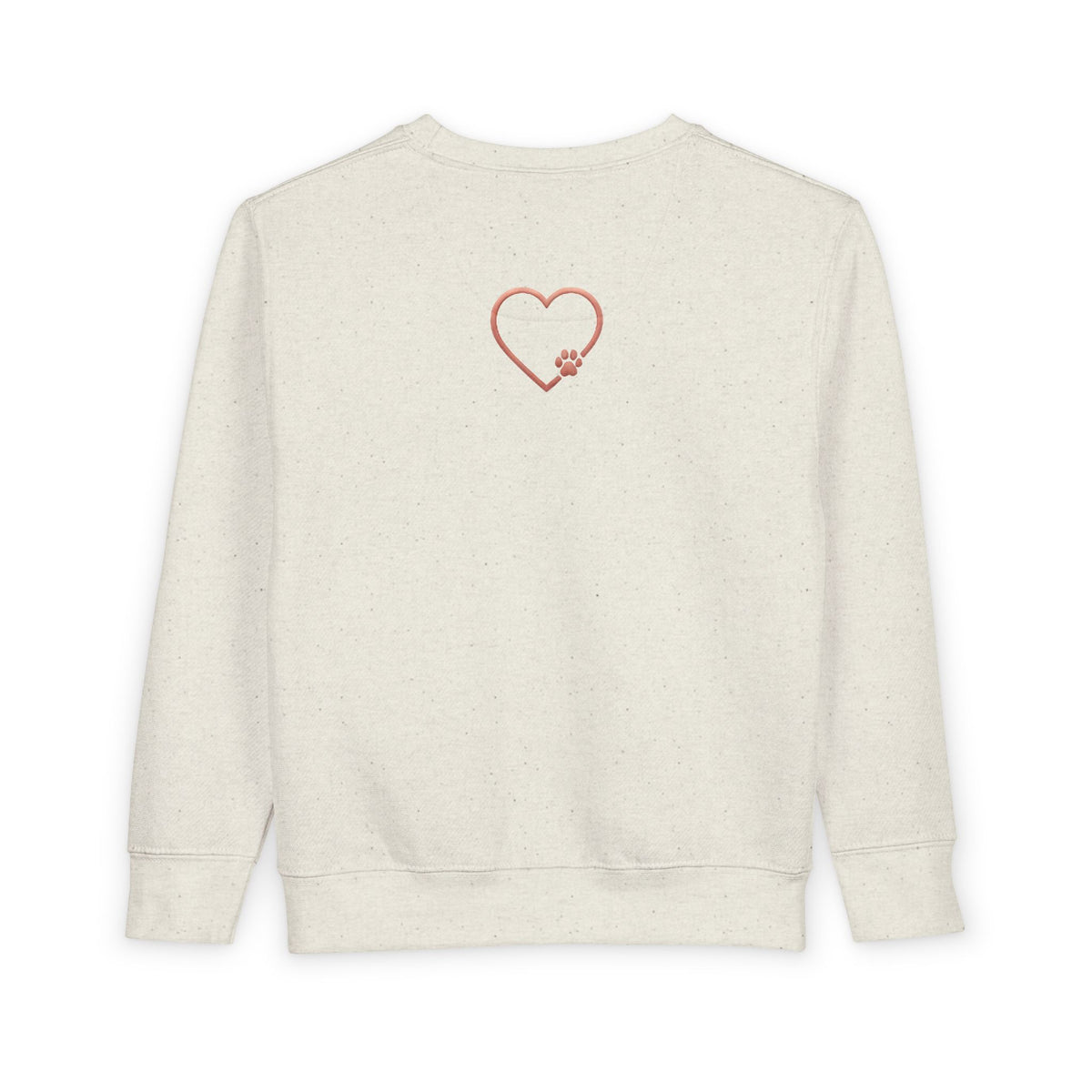 Toddler Amore Sweatshirt Heart Paw Graphic