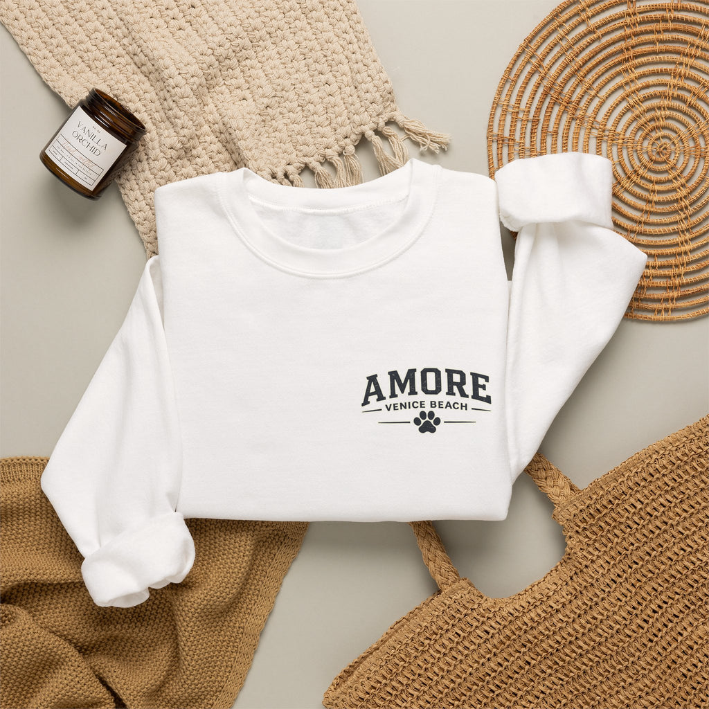 Unisex Adult Amore Venice Beach Sweatshirt |Streetwear Graphic