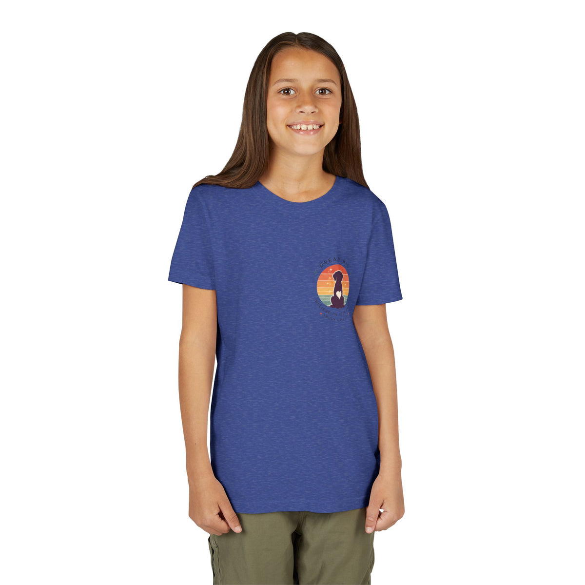 Unisex Youth Tee "Dream Big, Believe in Your Magic, Love Life" Retro Graphic