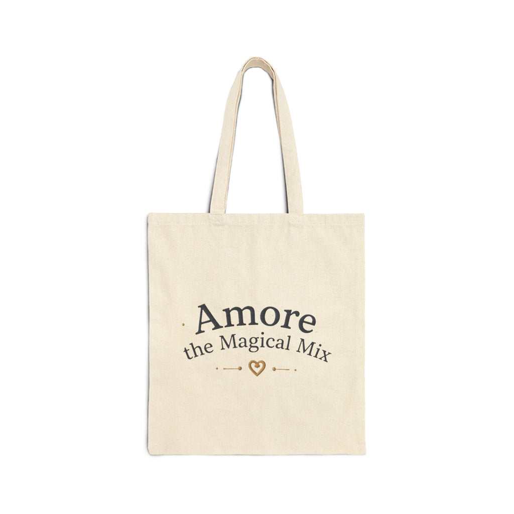 Canvas Tote Bag Amore the Magical Mix Logo
