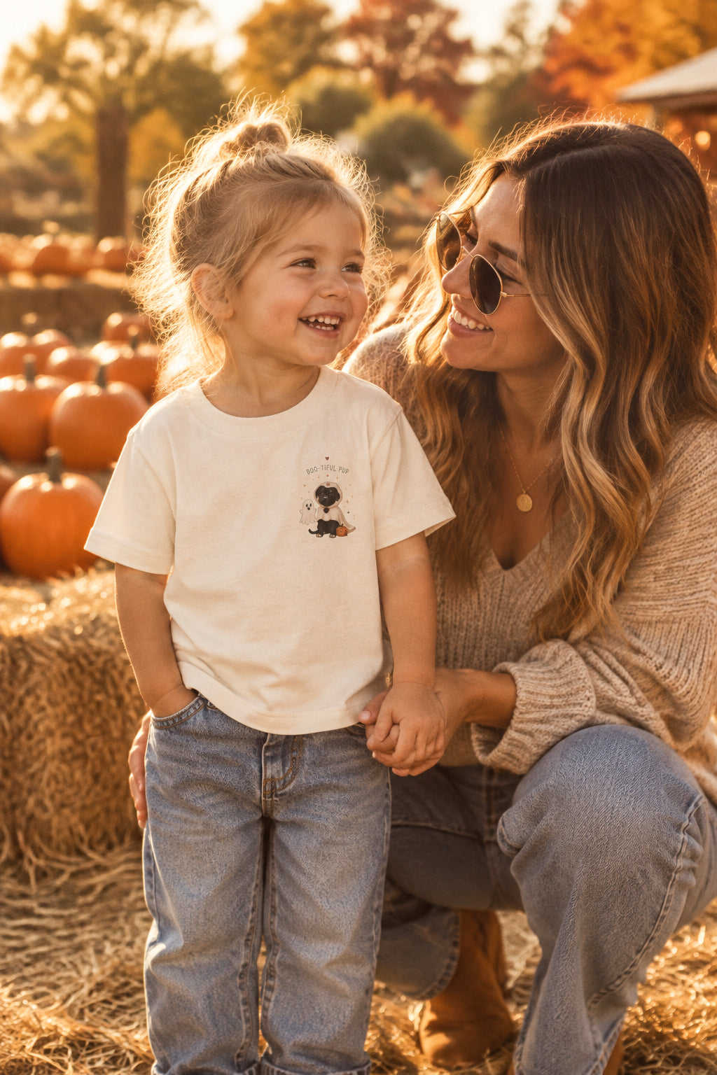 Toddler Tee "Magic Is Always In Season" Puppy & Moon Graphic