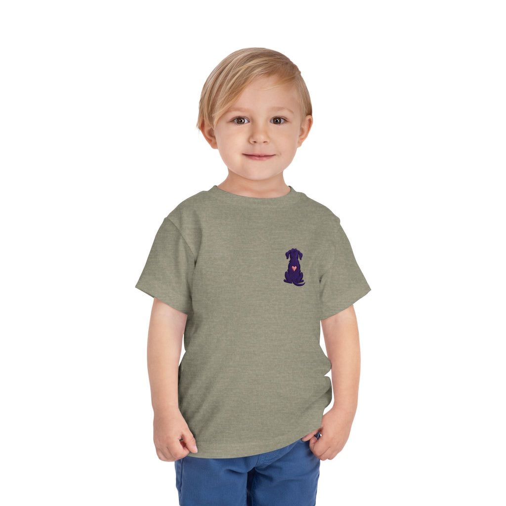 Toddler Amore the Magical Mix Silhouette Pup Tee