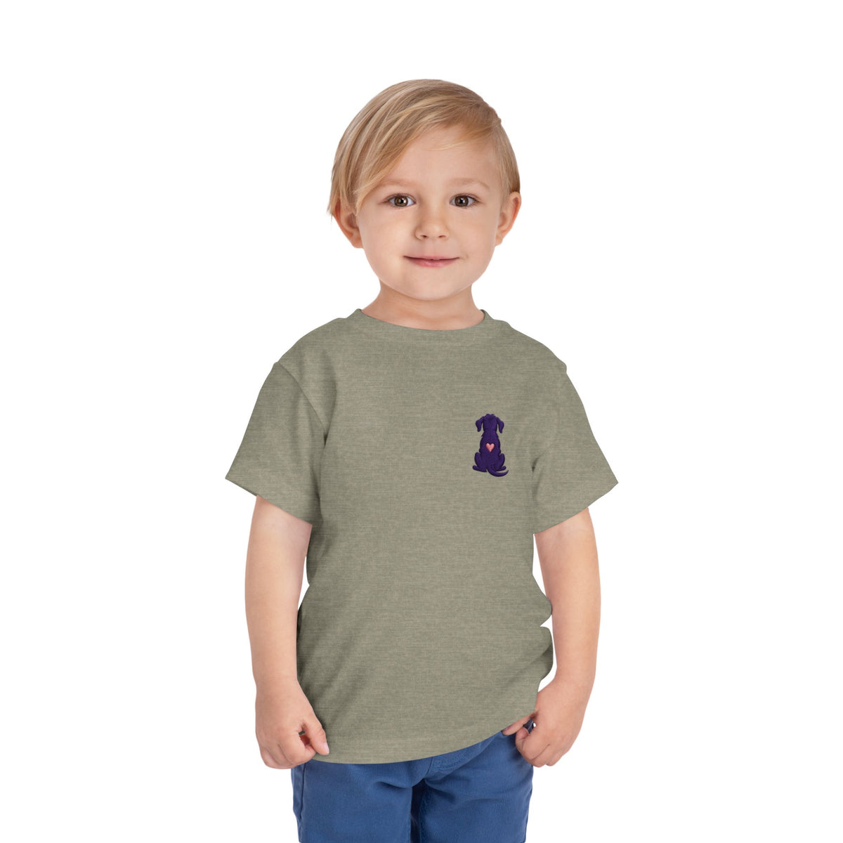 Toddler Amore the Magical Mix Silhouette Pup Tee
