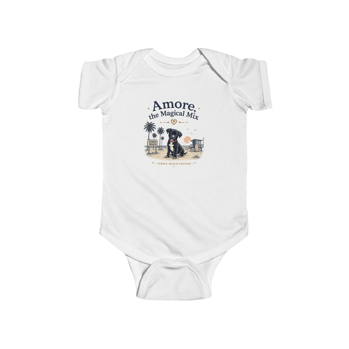 Amore the Magical Mix Venice Beach Edition Baby Bodysuit