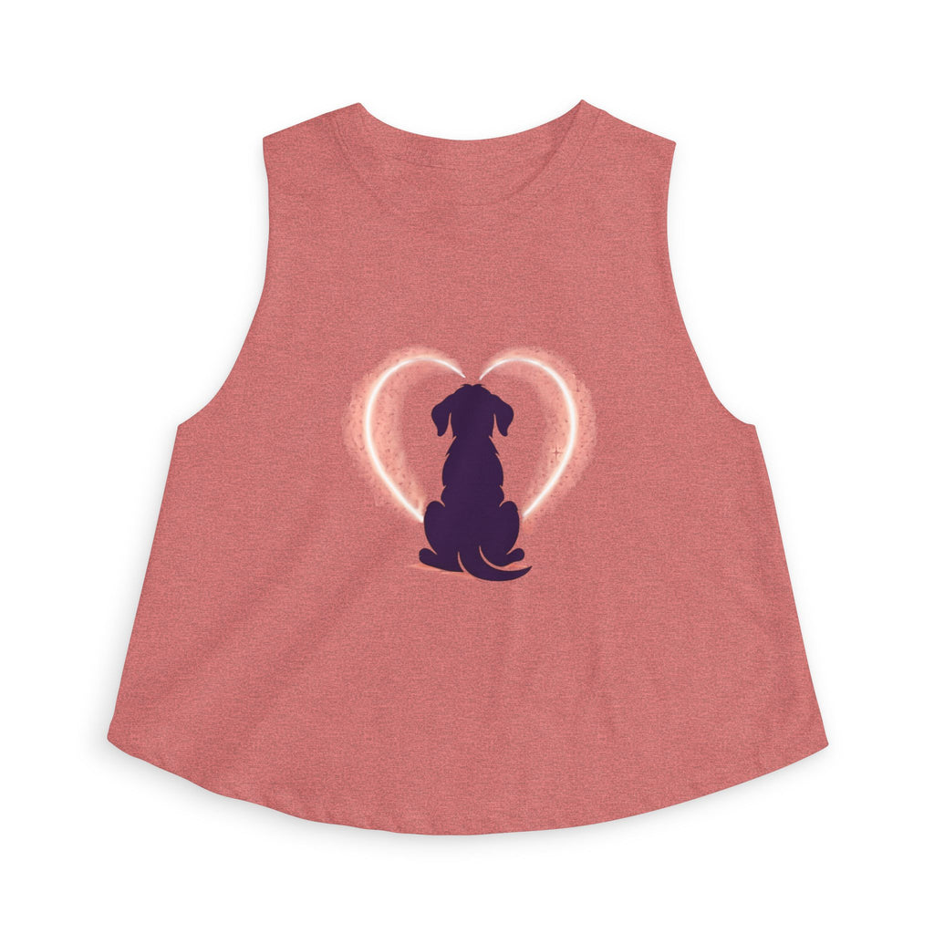 Women's Crop Top Amore Silhouette Relaxed Cropped