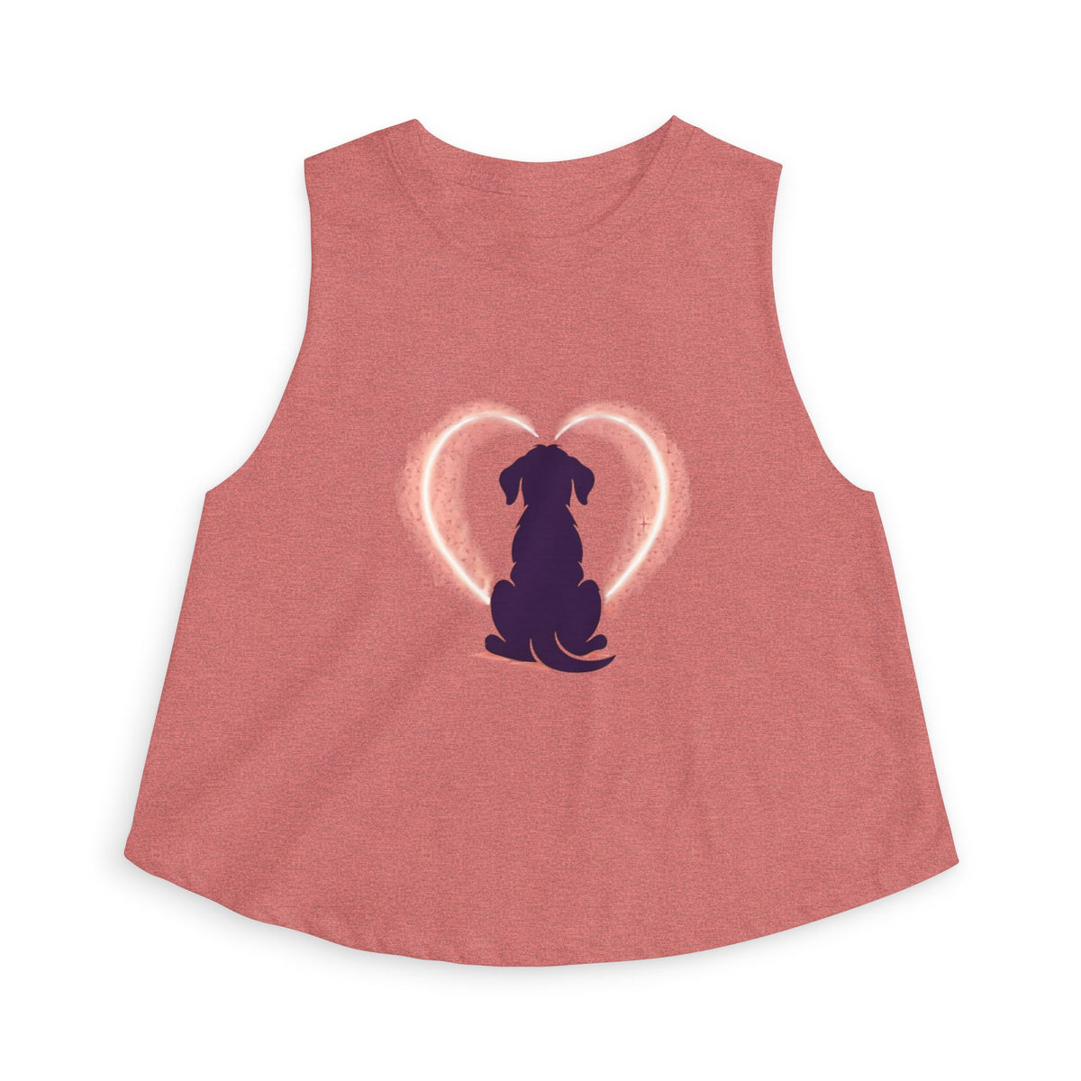 Women's Crop Top Amore Silhouette Relaxed Cropped