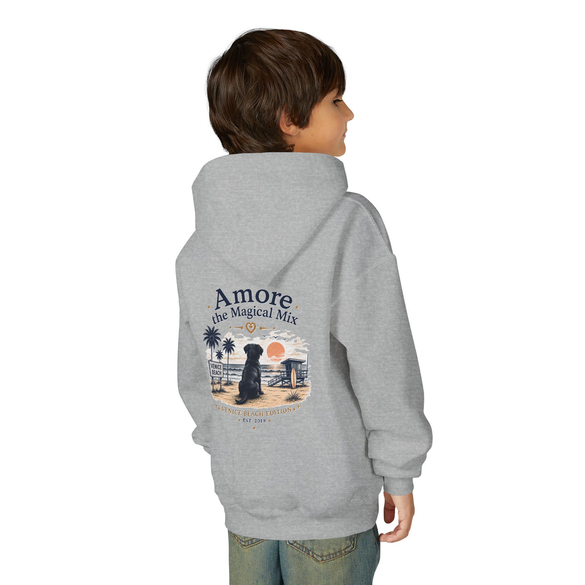 Youth Hoodie Amore the Magical Mix Venice Beach Edition
