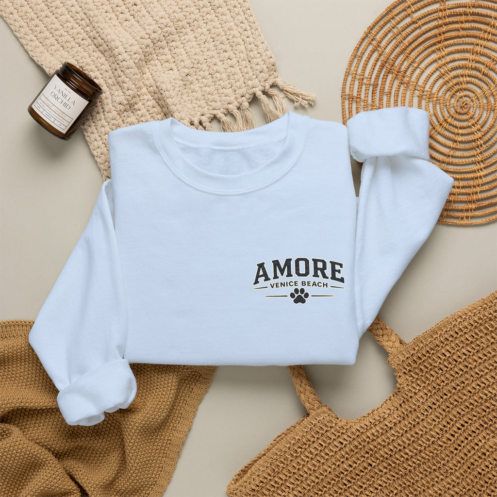 Unisex Adult Amore Venice Beach Sweatshirt |Streetwear Graphic