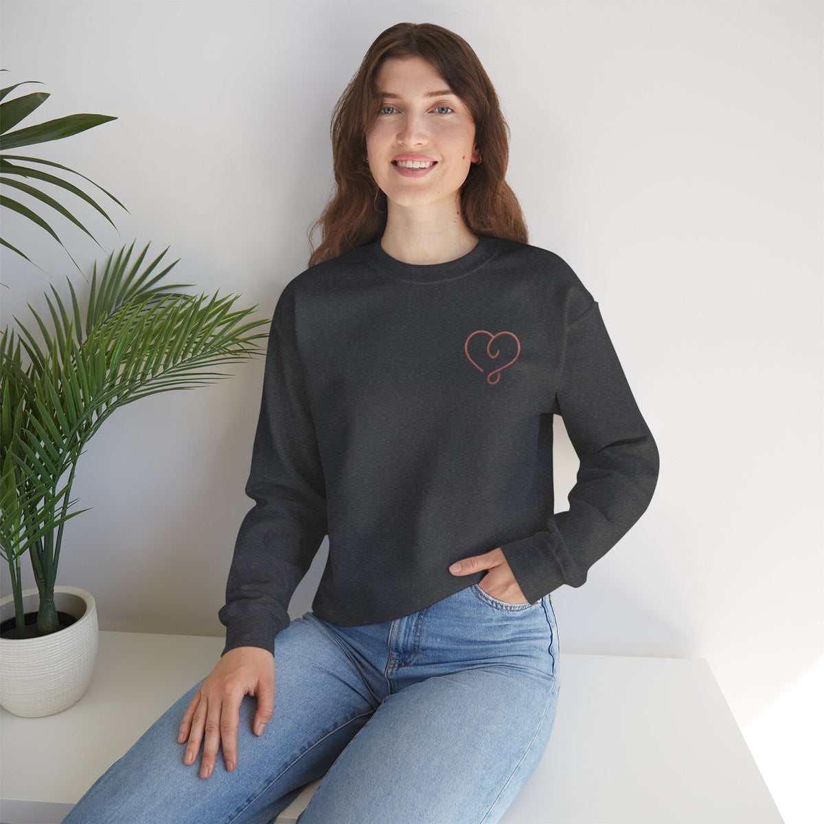 Women's Heart & Amore Valenti & Co. Crewneck Sweatshirt