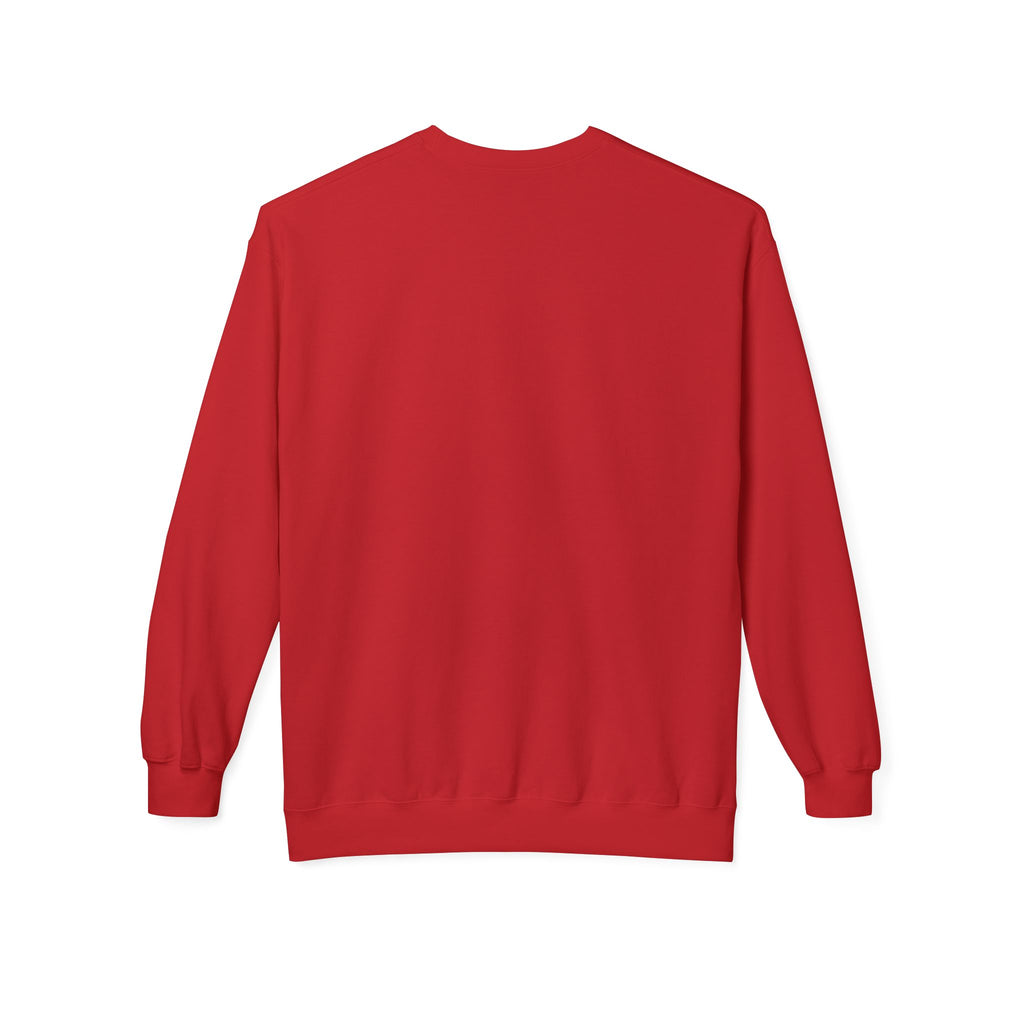 Retro Santa Christmas Crewneck — “If I could talk, I'd say pour me another one”
