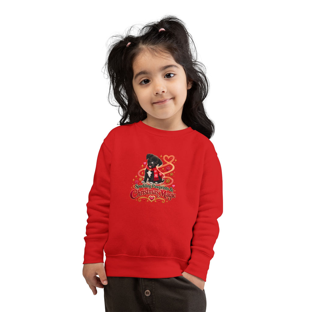 Toddler Christmas Magic Sparkling Pumpkin Sweatshirt