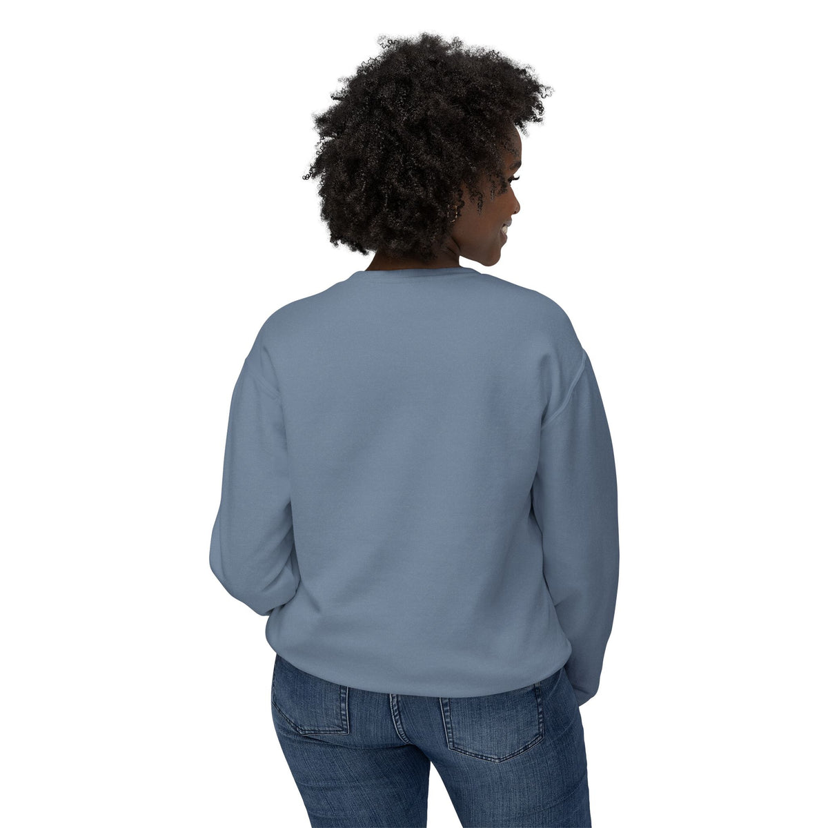 Amore Heart Lightweight Crewneck Sweatshirt Pullover