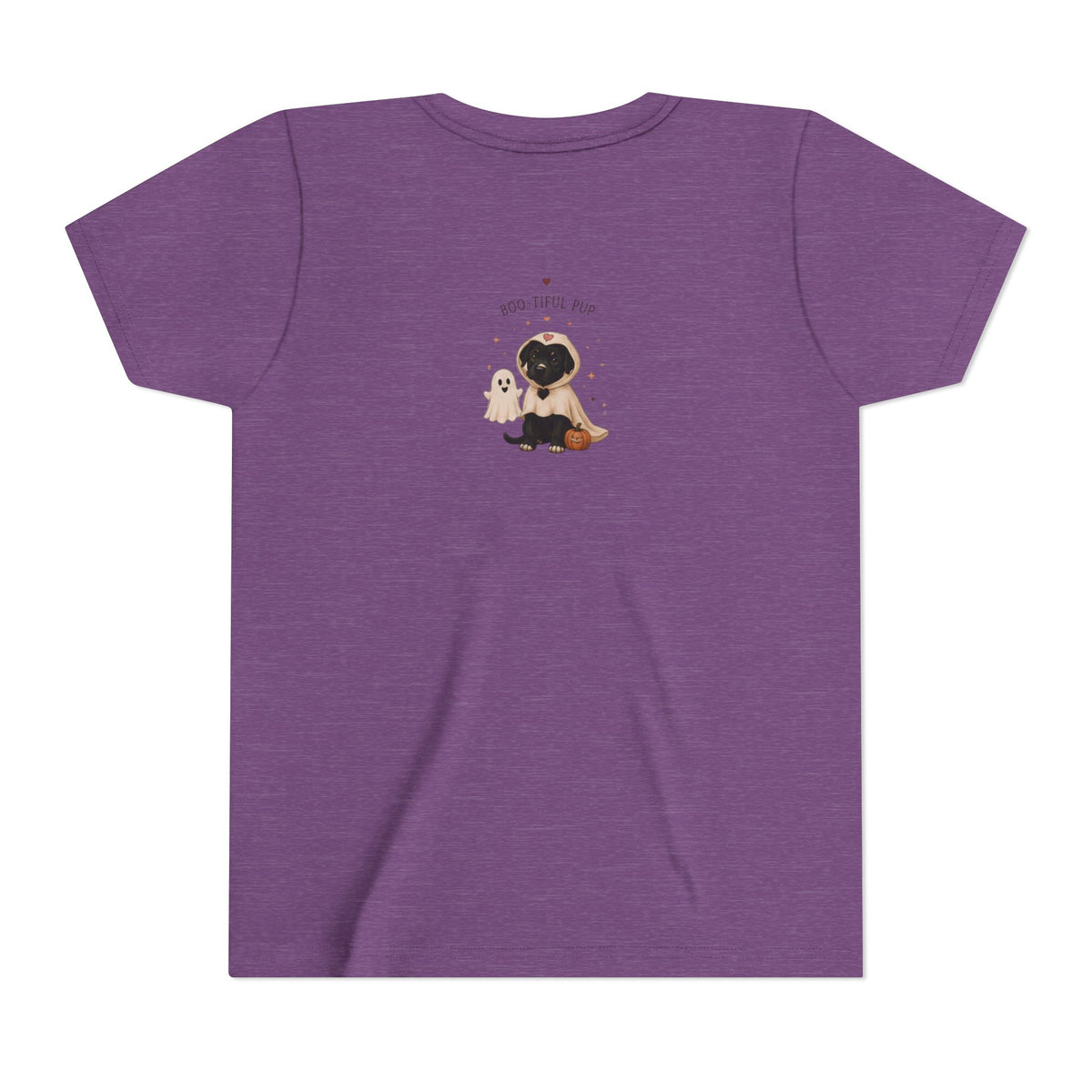 Youth Tee 'Amore' Puppy Ghost Graphic Shirt (Boo-tiful Pup Back)