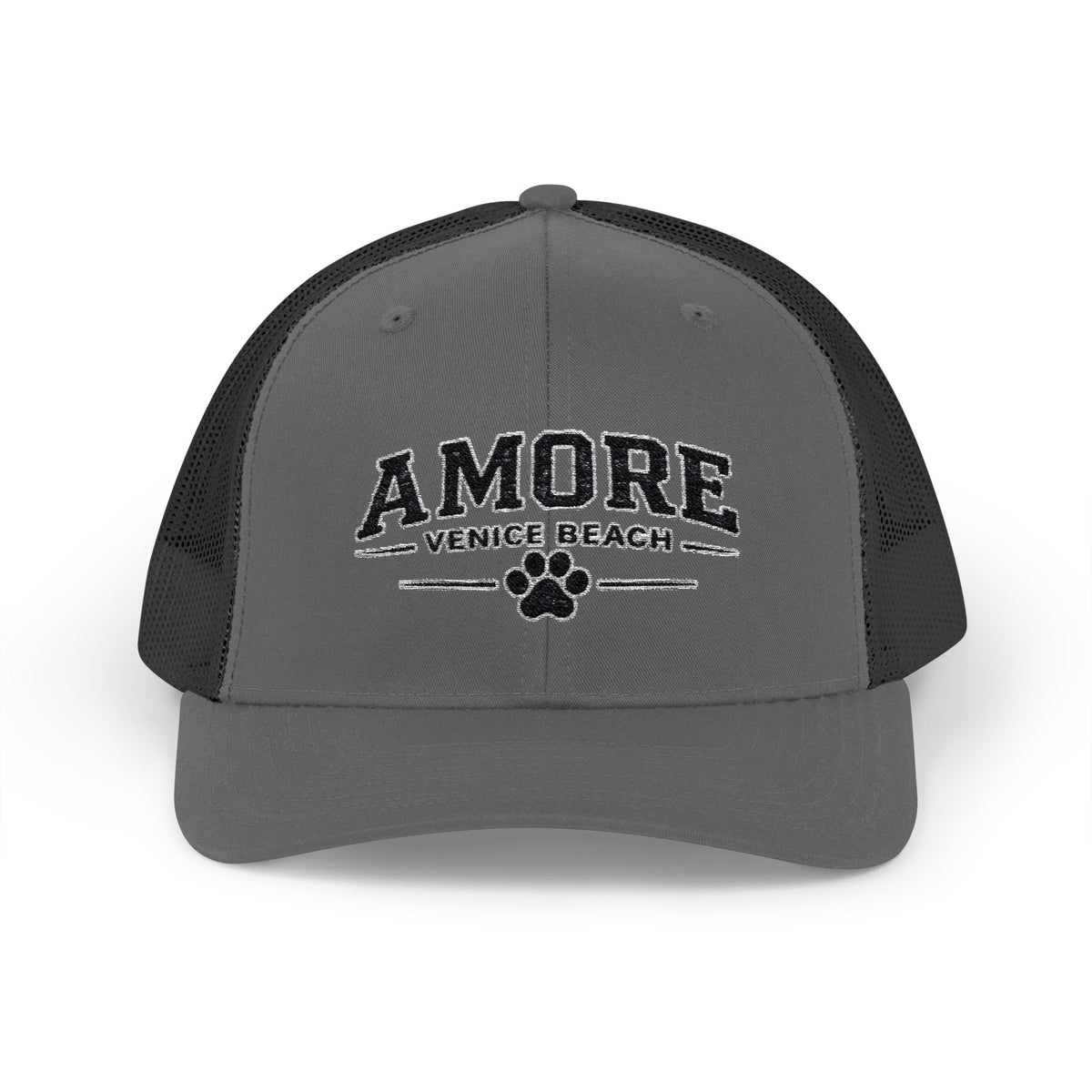 Adult Amore Venice Beach Graphic Trucker Cap | Embroidered Snapback