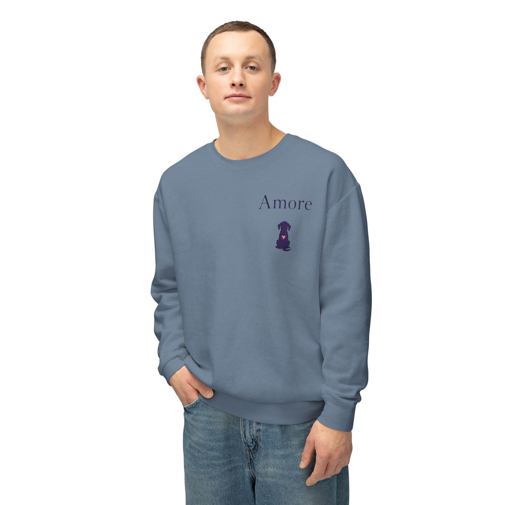 Adult Chase Sunsets Crewneck Sweatshirt Amore Silhouette Graphic