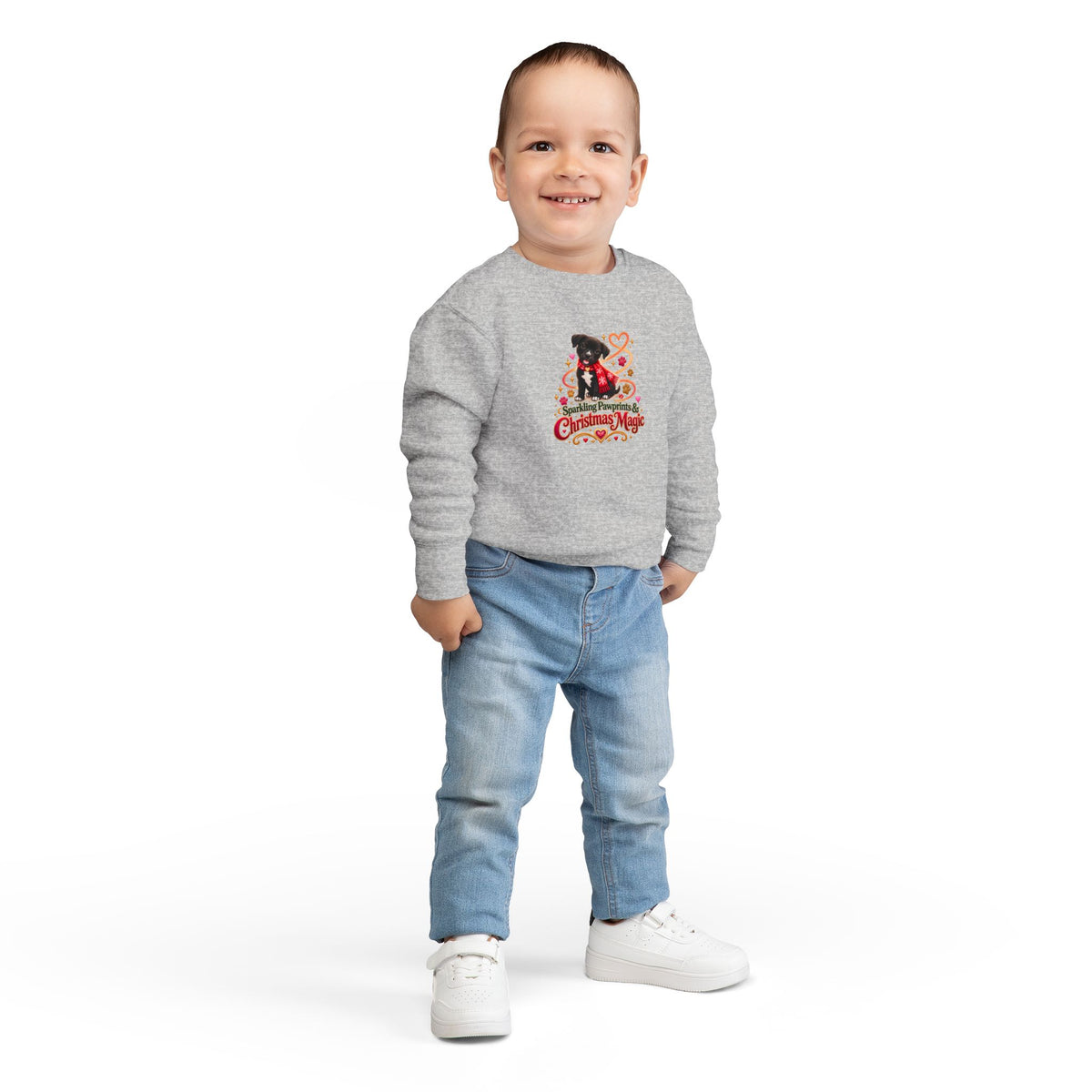 Toddler Christmas Magic Sparkling Pumpkin Sweatshirt