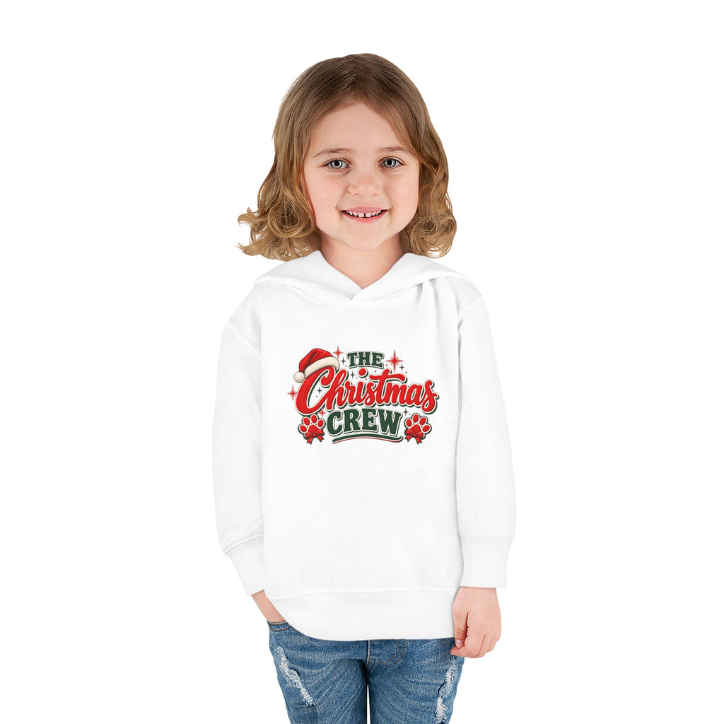 Toddler Festive Holiday Hoodie "The Christmas Crew"