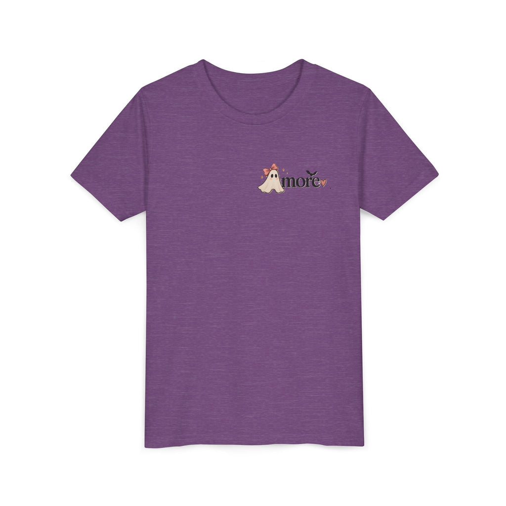 Youth Tee 'Amore' Puppy Ghost Graphic Shirt (Boo-tiful Pup Back)