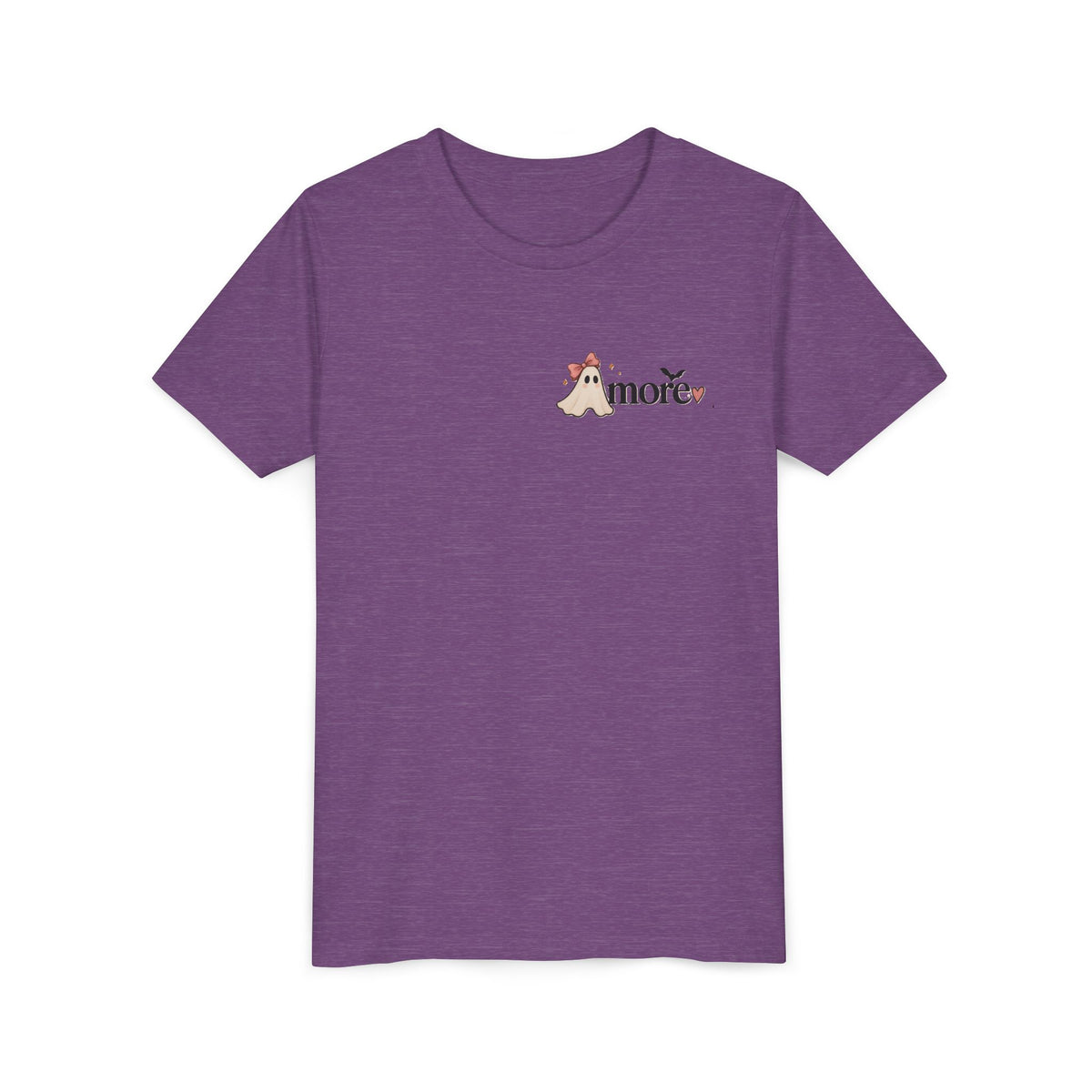 Youth Tee 'Amore' Puppy Ghost Graphic Shirt (Boo-tiful Pup Back)