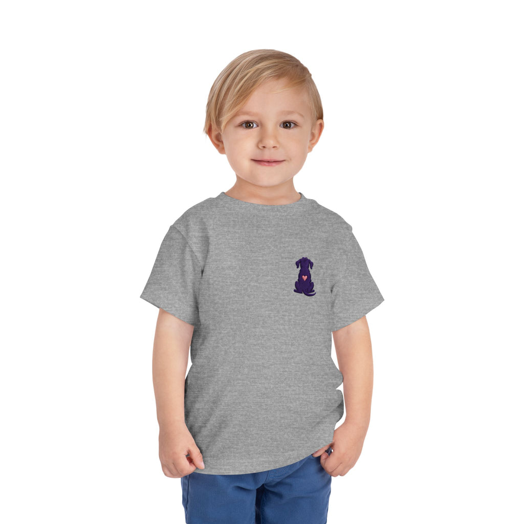 Toddler Amore the Magical Mix Silhouette Pup Tee
