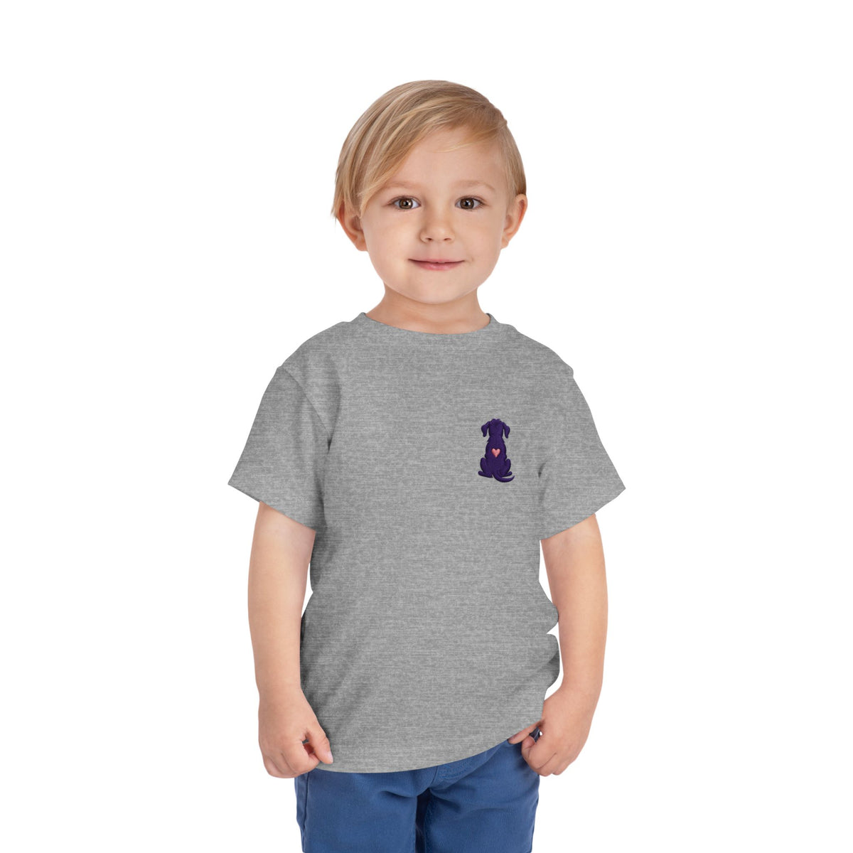 Toddler Amore the Magical Mix Silhouette Pup Tee