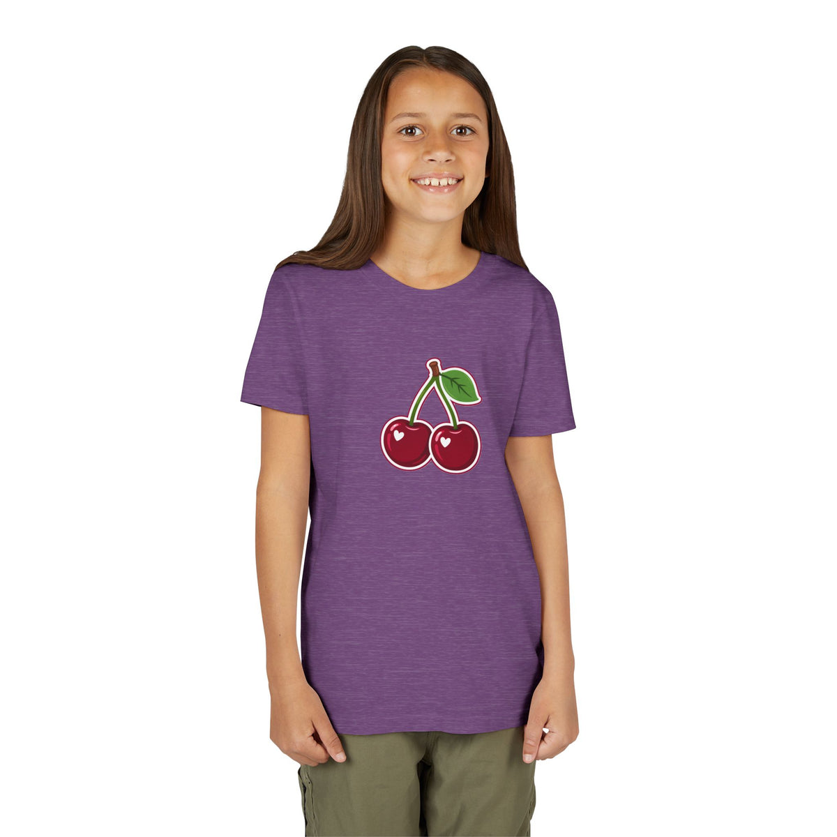 Youth Girls Cherry & Amore Graphic T-Shirt