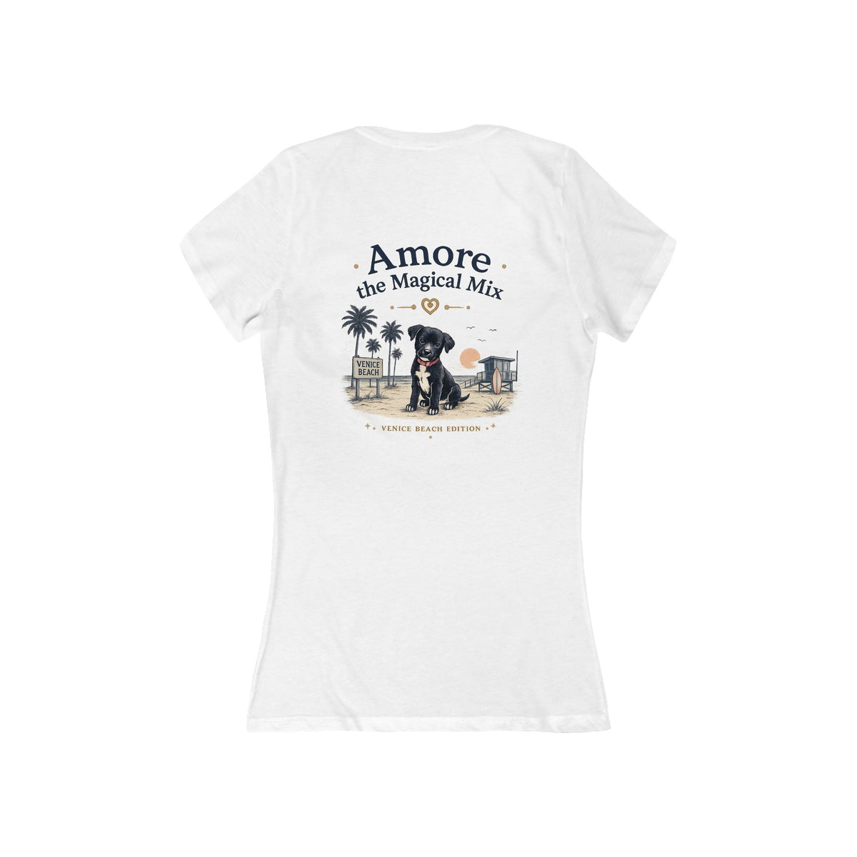 Women's V‑Neck Amore Venice Beach Edition T-Shirt
