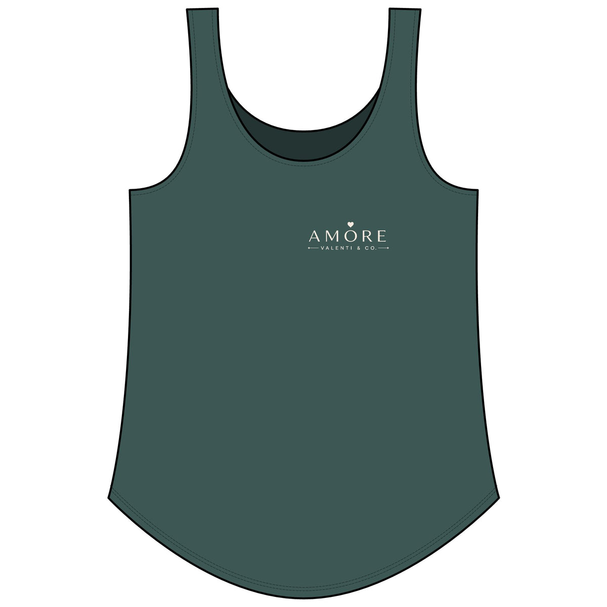 Women's Amore Valenti & Co. Heart Festival Tank Top