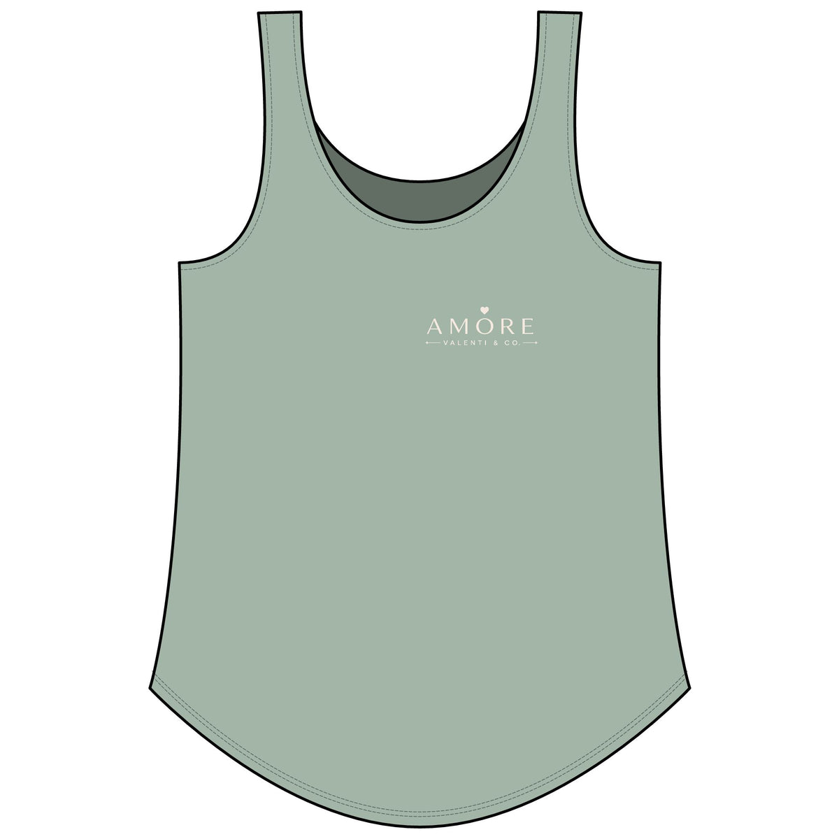 Women's Amore Valenti & Co. Heart Festival Tank Top