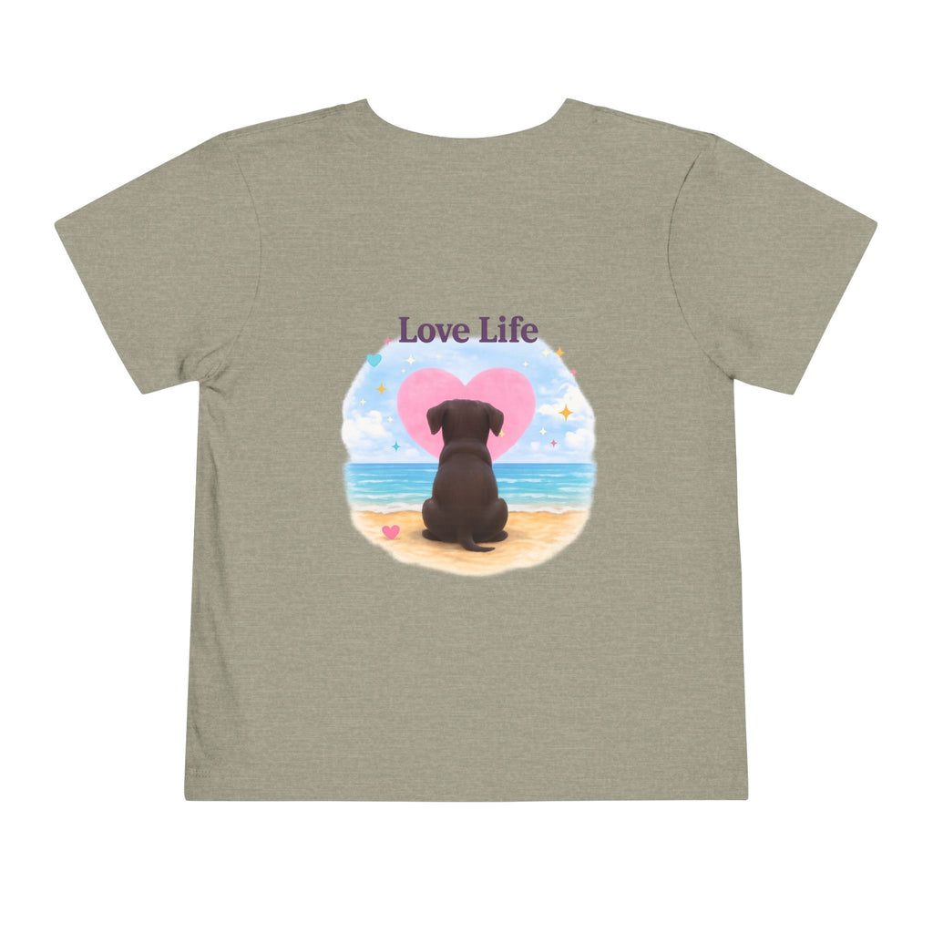 Toddler Tee "Amore the Magical Mix" Puppy Love Beach Shirt