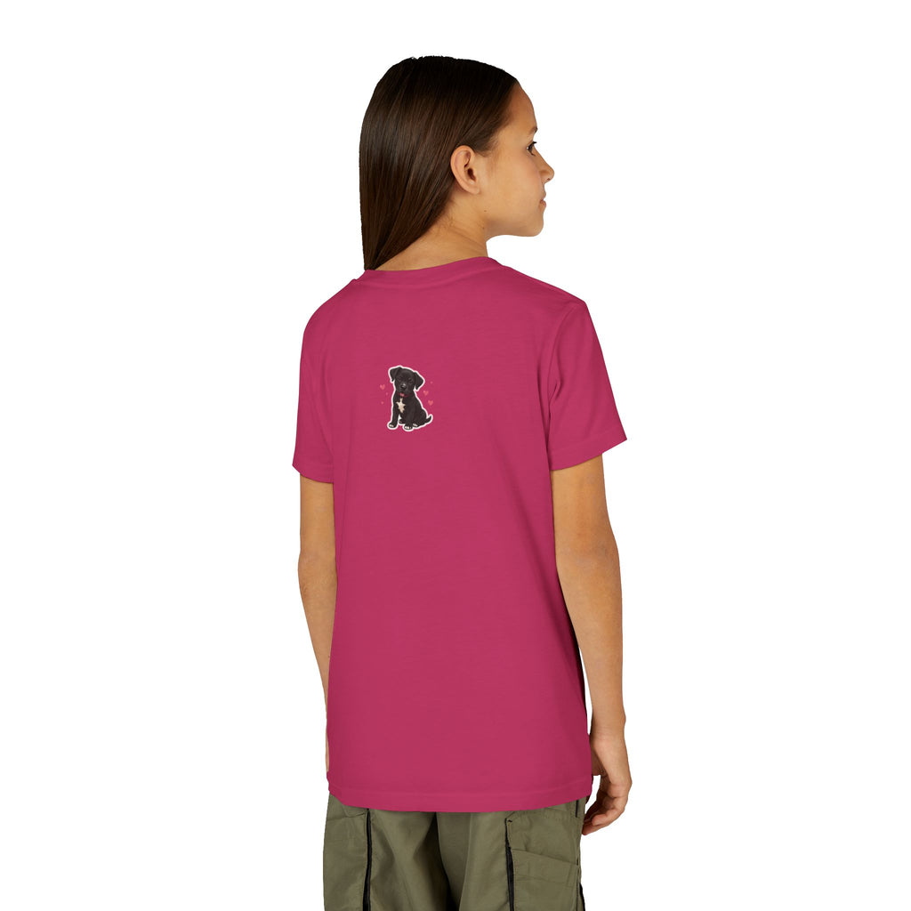 Youth Girls Smart and Sassy Pink & Purple Amore Graphic T-Shirt