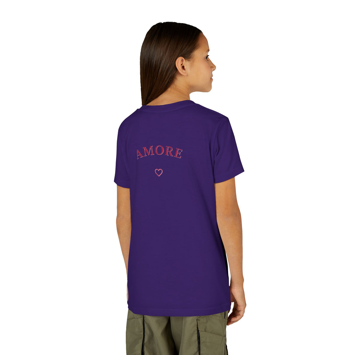 Amore Heart Graphic Youth T-Shirt