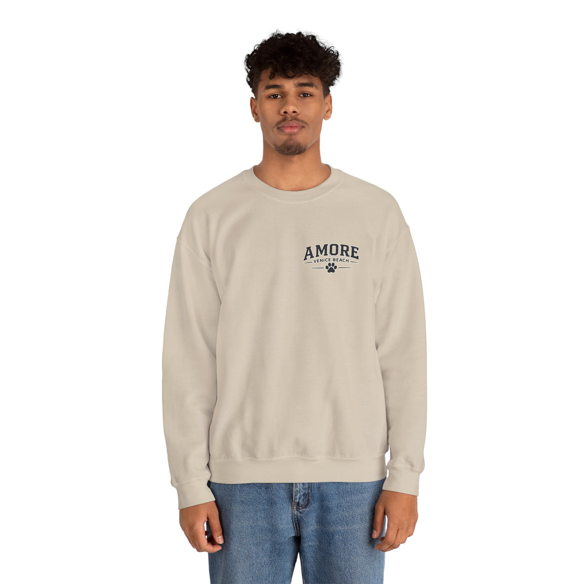 Unisex Adult Amore Venice Beach Sweatshirt |Streetwear Graphic